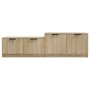 Mueble de TV madera contrachapada roble Sonoma 158,5x36x45 cm de , Muebles TV - Ref: Foro24-811487, Precio: 96,80 €, Descuent...