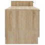 Mueble de TV madera contrachapada roble Sonoma 158,5x36x45 cm de , Muebles TV - Ref: Foro24-811487, Precio: 96,80 €, Descuent...