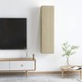 Mueble de TV 2 uds madera contrachapada roble 30,5x30x60 cm de vidaXL, Muebles TV - Ref: Foro24-803333, Precio: 73,00 €, Desc...