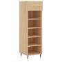 Zapatero madera de ingeniería roble Sonoma 30x35x105 cm de , Armarios y almacenamiento - Ref: Foro24-829655, Precio: 55,84 €,...