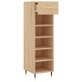 Zapatero madera de ingeniería roble Sonoma 30x35x105 cm de , Armarios y almacenamiento - Ref: Foro24-829655, Precio: 55,84 €,...