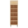 Zapatero madera de ingeniería roble Sonoma 30x35x105 cm de , Armarios y almacenamiento - Ref: Foro24-829655, Precio: 55,84 €,...