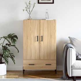 Aparador alto madera de ingeniería roble Sonoma 69,5x31x115 cm de , Aparadores - Ref: Foro24-828247, Precio: 102,52 €, Descue...
