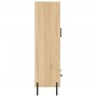 Aparador alto madera de ingeniería roble Sonoma 69,5x31x115 cm de , Aparadores - Ref: Foro24-828247, Precio: 102,52 €, Descue...