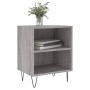 Mesita de noche 2 uds madera ingeniería gris Sonoma 40x30x50 cm de , Mesitas de noche - Ref: Foro24-826793, Precio: 54,06 €, ...