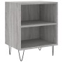 Mesita de noche 2 uds madera ingeniería gris Sonoma 40x30x50 cm de , Mesitas de noche - Ref: Foro24-826793, Precio: 54,06 €, ...
