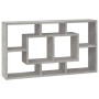 Estantería de pared con 8 compartimentos gris hormigón de , Estantes y estanterías - Ref: Foro24-342590, Precio: 51,82 €, Des...
