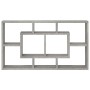Estantería de pared con 8 compartimentos gris hormigón de , Estantes y estanterías - Ref: Foro24-342590, Precio: 51,82 €, Des...
