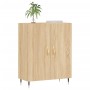 Aparador de madera de ingeniería roble Sonoma 69,5x34x90 cm de , Aparadores - Ref: Foro24-827703, Precio: 74,48 €, Descuento: %
