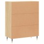 Aparador de madera de ingeniería roble Sonoma 69,5x34x90 cm de , Aparadores - Ref: Foro24-827703, Precio: 74,48 €, Descuento: %