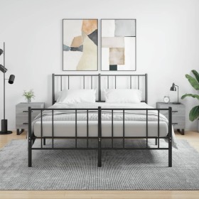 Mesitas noche 2 uds madera ingeniería gris Sonoma 40x35x47,5 cm de , Mesitas de noche - Ref: Foro24-827369, Precio: 100,96 €,...