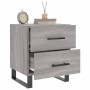 Mesitas noche 2 uds madera ingeniería gris Sonoma 40x35x47,5 cm de , Mesitas de noche - Ref: Foro24-827369, Precio: 100,96 €,...