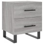 Mesitas noche 2 uds madera ingeniería gris Sonoma 40x35x47,5 cm de , Mesitas de noche - Ref: Foro24-827369, Precio: 100,96 €,...
