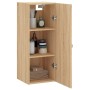 Armario de pared roble Sonoma 34,5x34x90 cm de , Aparadores - Ref: Foro24-828831, Precio: 51,26 €, Descuento: %