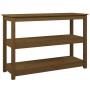 Mesa consola de madera maciza de pino marrón miel 110x40x74 cm de , Mesas auxiliares - Ref: Foro24-821667, Precio: 83,20 €, D...