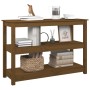 Mesa consola de madera maciza de pino marrón miel 110x40x74 cm de , Mesas auxiliares - Ref: Foro24-821667, Precio: 83,20 €, D...
