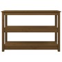 Mesa consola de madera maciza de pino marrón miel 110x40x74 cm de , Mesas auxiliares - Ref: Foro24-821667, Precio: 83,20 €, D...