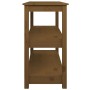 Mesa consola de madera maciza de pino marrón miel 110x40x74 cm de , Mesas auxiliares - Ref: Foro24-821667, Precio: 83,20 €, D...