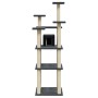 Rascador para gatos con postes de sisal gris oscuro 171 cm de , Mobiliario para gatos - Ref: Foro24-171487, Precio: 78,70 €, ...
