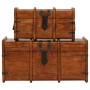 Juego de cofres 2 piezas madera maciza de acacia acabado miel de , Baúles para el ajuar - Ref: Foro24-245656, Precio: 300,78 ...