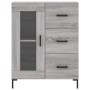 Aparador de madera de ingeniería gris Sonoma 69,5x34x90 cm de , Aparadores - Ref: Foro24-828050, Precio: 78,58 €, Descuento: %