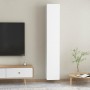 Muebles para TV 2 uds madera contrachapada blanco 30,5x30x90 cm de vidaXL, Muebles TV - Ref: Foro24-803345, Precio: 96,09 €, ...