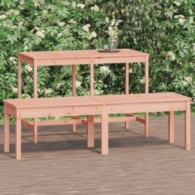 Banco de jardín 2 plazas madera maciza douglas 159,5x44x45 cm de vidaXL, Bancos de jardín - Ref: Foro24-824016, Precio: 63,28...