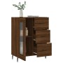 Aparador de madera de ingeniería marrón roble 69,5x34x90 cm de , Aparadores - Ref: Foro24-828067, Precio: 102,64 €, Descuento: %