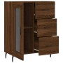 Aparador de madera de ingeniería marrón roble 69,5x34x90 cm de , Aparadores - Ref: Foro24-828067, Precio: 102,64 €, Descuento: %