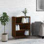 Estantería madera de ingeniería roble marrón 69,5x32,5x90 cm de , Librerías y estanterías - Ref: Foro24-828363, Precio: 56,18...