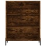 Estantería madera de ingeniería roble ahumado 69,5x32,5x90 cm de , Aparadores - Ref: Foro24-828377, Precio: 60,45 €, Descuent...
