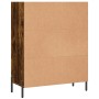 Estantería madera de ingeniería roble ahumado 69,5x32,5x90 cm de , Aparadores - Ref: Foro24-828377, Precio: 60,45 €, Descuent...