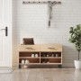 Banco zapatero madera de ingeniería roble Sonoma 102x35x55 cm de , Zapateros y organizadores de calzado - Ref: Foro24-829767,...