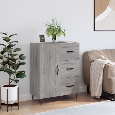 Aparador de madera de ingeniería gris Sonoma 69,5x34x90 cm de , Aparadores - Ref: Foro24-827914, Precio: 93,35 €, Descuento: %
