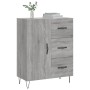 Aparador de madera de ingeniería gris Sonoma 69,5x34x90 cm de , Aparadores - Ref: Foro24-827914, Precio: 93,35 €, Descuento: %