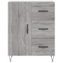 Aparador de madera de ingeniería gris Sonoma 69,5x34x90 cm de , Aparadores - Ref: Foro24-827914, Precio: 93,35 €, Descuento: %
