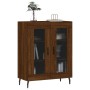 Aparador de madera de ingeniería marrón roble 69,5x34x90 cm de , Aparadores - Ref: Foro24-827811, Precio: 96,06 €, Descuento: %