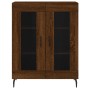 Aparador de madera de ingeniería marrón roble 69,5x34x90 cm de , Aparadores - Ref: Foro24-827811, Precio: 96,06 €, Descuento: %