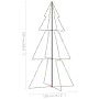 Árbol de Navidad 300 luces LED interior y exterior 120x220 cm de , Arboles de navidad - Ref: Foro24-328590, Precio: 70,54 €, ...