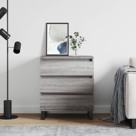 Aparador de madera contrachapada gris Sonoma 60x35x70 cm de , Aparadores - Ref: Foro24-827194, Precio: 75,06 €, Descuento: %