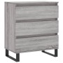 Aparador de madera contrachapada gris Sonoma 60x35x70 cm de , Aparadores - Ref: Foro24-827194, Precio: 75,06 €, Descuento: %
