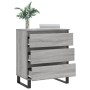 Aparador de madera contrachapada gris Sonoma 60x35x70 cm de , Aparadores - Ref: Foro24-827194, Precio: 75,06 €, Descuento: %