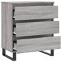 Aparador de madera contrachapada gris Sonoma 60x35x70 cm de , Aparadores - Ref: Foro24-827194, Precio: 75,06 €, Descuento: %