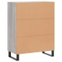 Aparador de madera de ingeniería gris Sonoma 69,5x34x90 cm de , Aparadores - Ref: Foro24-827818, Precio: 91,39 €, Descuento: %