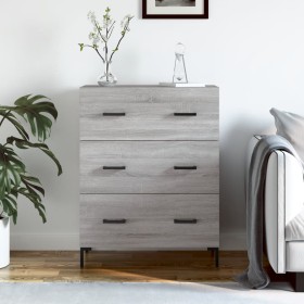 Aparador de madera de ingeniería gris Sonoma 69,5x34x90 cm de , Aparadores - Ref: Foro24-827858, Precio: 105,56 €, Descuento: %