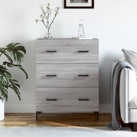 Aparador de madera de ingeniería gris Sonoma 69,5x34x90 cm de , Aparadores - Ref: Foro24-827858, Precio: 105,56 €, Descuento: %