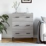 Aparador de madera de ingeniería gris Sonoma 69,5x34x90 cm de , Aparadores - Ref: Foro24-827858, Precio: 105,56 €, Descuento: %