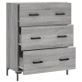 Aparador de madera de ingeniería gris Sonoma 69,5x34x90 cm de , Aparadores - Ref: Foro24-827858, Precio: 105,56 €, Descuento: %