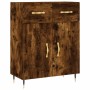 Aparador de madera de ingeniería roble ahumado 69,5x34x90 cm de , Aparadores - Ref: Foro24-827961, Precio: 83,85 €, Descuento: %