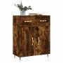 Aparador de madera de ingeniería roble ahumado 69,5x34x90 cm de , Aparadores - Ref: Foro24-827961, Precio: 83,85 €, Descuento: %